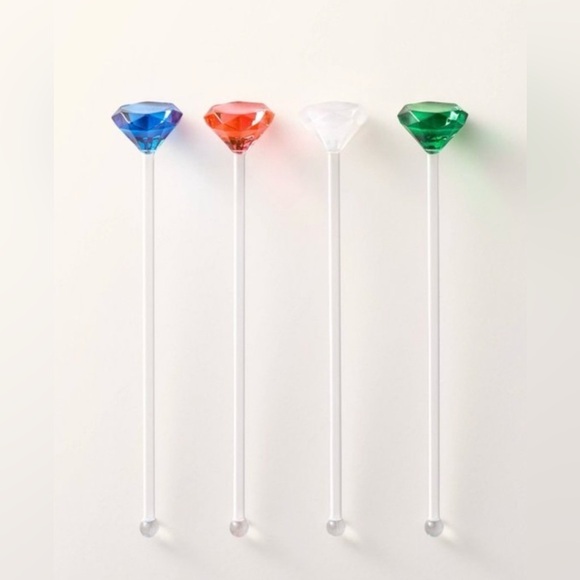 Kate Spade x Target Acrylic Highball
Drinkware & Gem Stir Sticks Set of 4 NWT - Picture 4 of 13